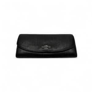 Coach Vintage Wallet Black Leather  Perfect Condition On Outside